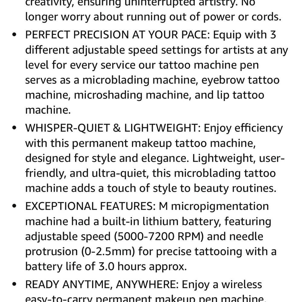M Permanent Makeup Machine - Picture 4 of 4